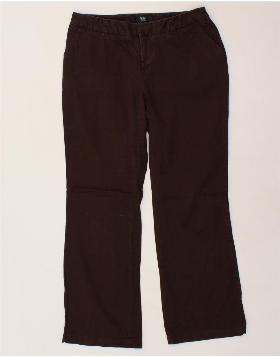 MOSSIMO Womens Straight Chino Trousers US 8 Medium W30 L29 Brown Cotton Vintage Mossimo and Second-Hand Mossimo from Messina Hembry 