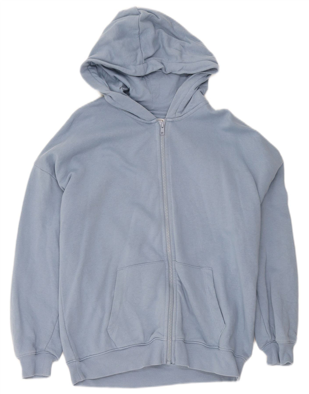 Marks & Spencer Kapuzenpullover mit Reißverschluss für Jungen, 13–14 Jahre, blaue Baumwolle