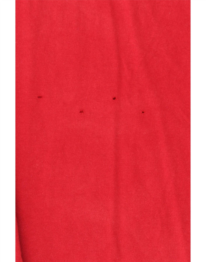 Vans Herren-T-Shirt mit klassischer Grafik, mittelrote Baumwolle