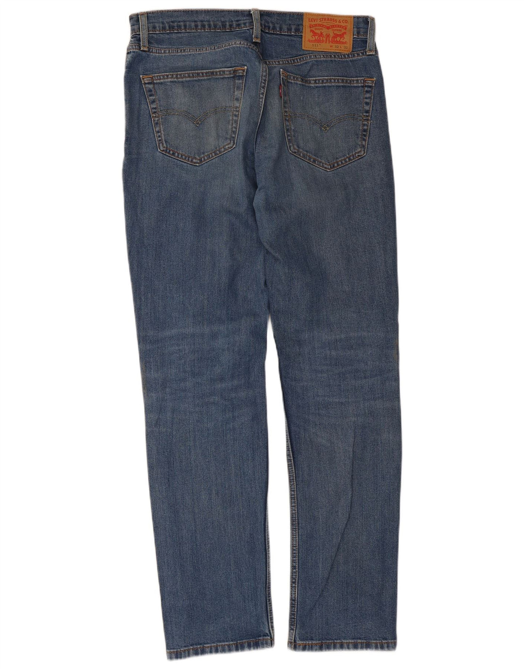 Levi's Herren 511 Slim Jeans W32 L32 Blaue Baumwolle