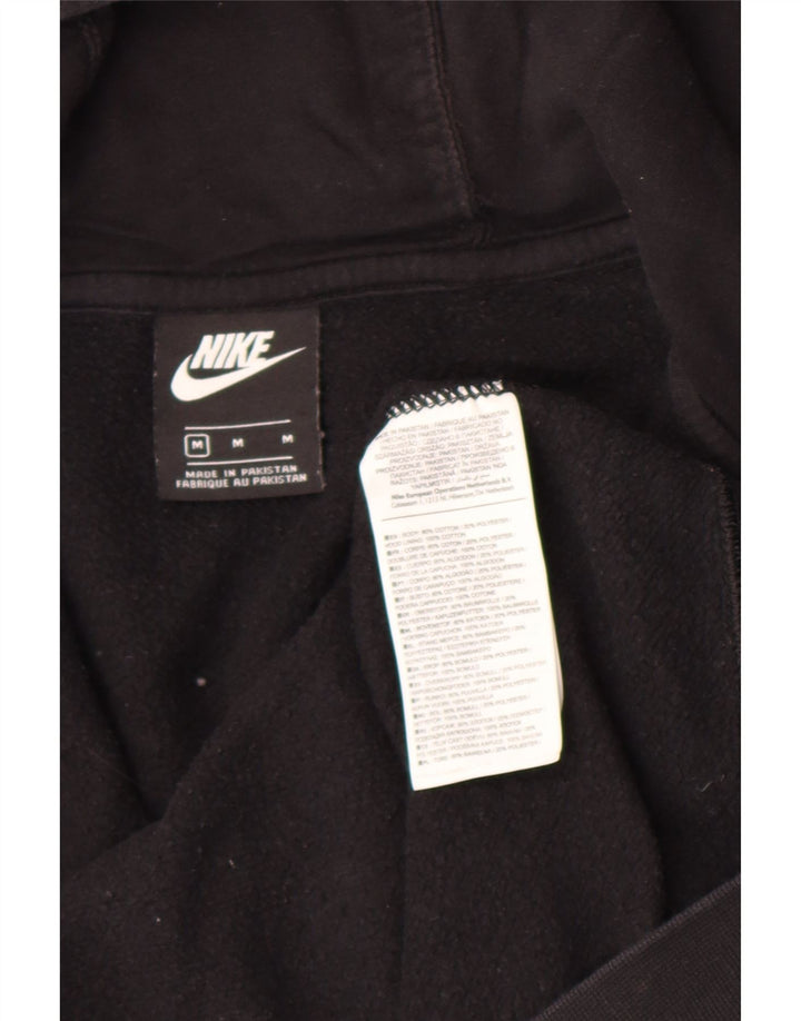 Nike Herren-Kapuzenpullover mit Reißverschluss, mittelschwarz, Baumwolle