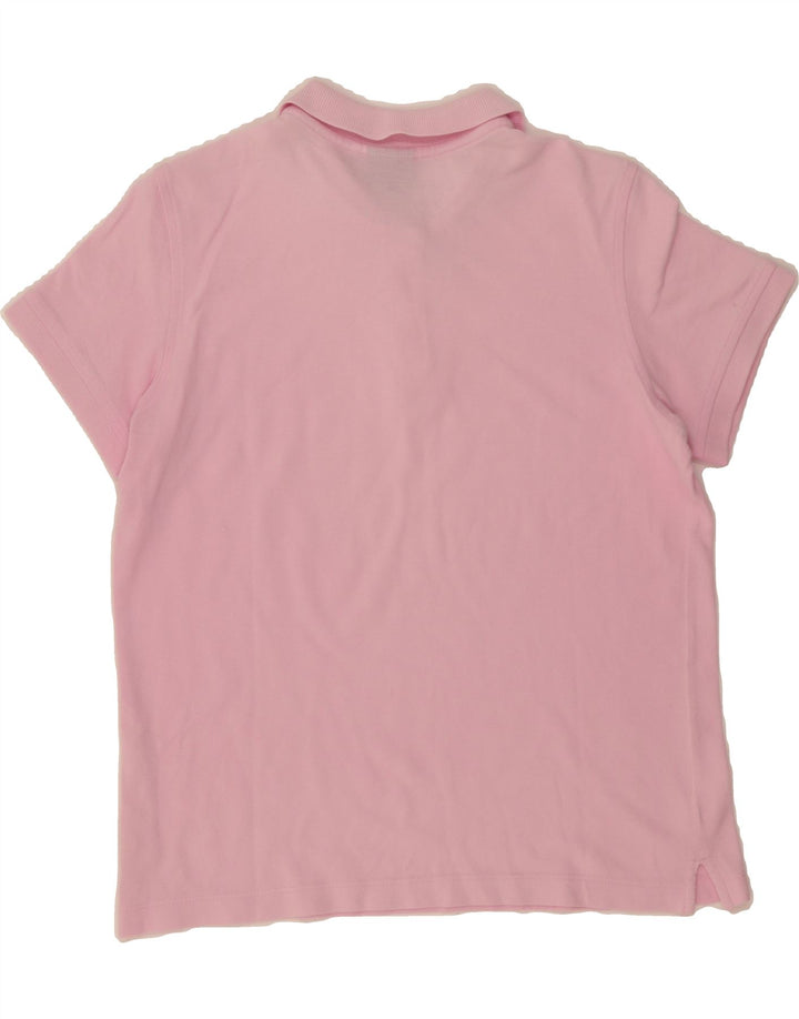 LOTTO Womens Polo Shirt UK 14 Large Pink Vintage Lotto and Second-Hand Lotto from Messina Hembry 