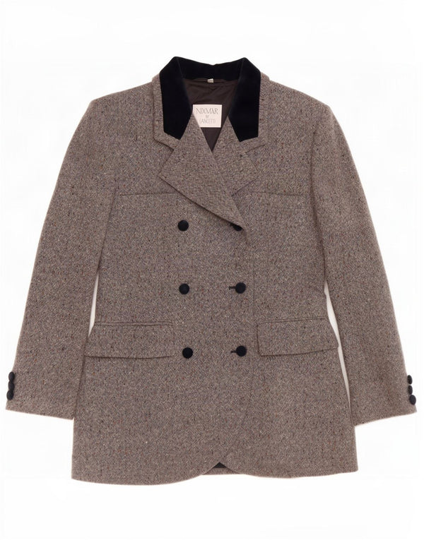 Nixmar By Lancetti Damen Blazerjacke IT 46 Large Grau meliert