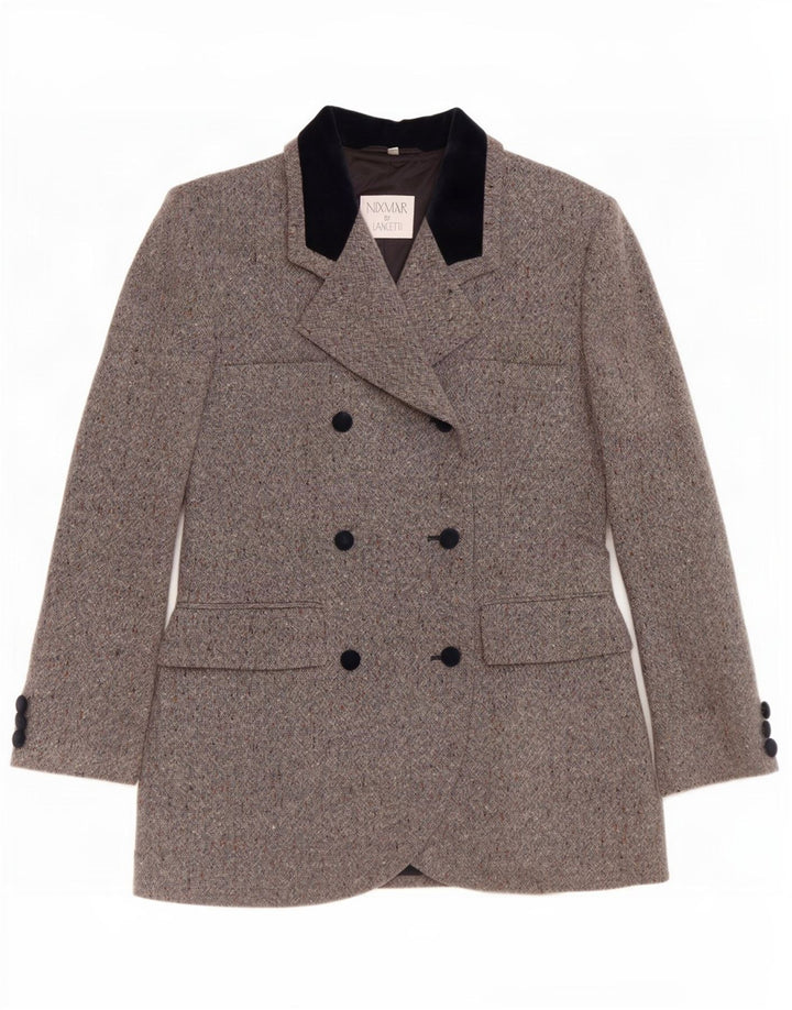 Nixmar By Lancetti Damen Blazerjacke IT 46 Large Grau meliert