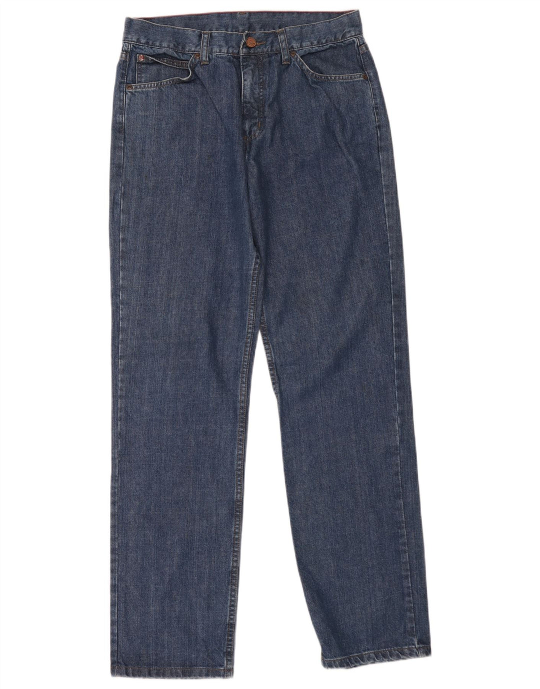 Wrangler Herren Straight Jeans W34 L33 Blaue Baumwolle