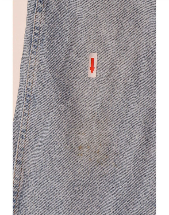 Wrangler Damen Straight Jeans W30 L32 Blaue Baumwolle