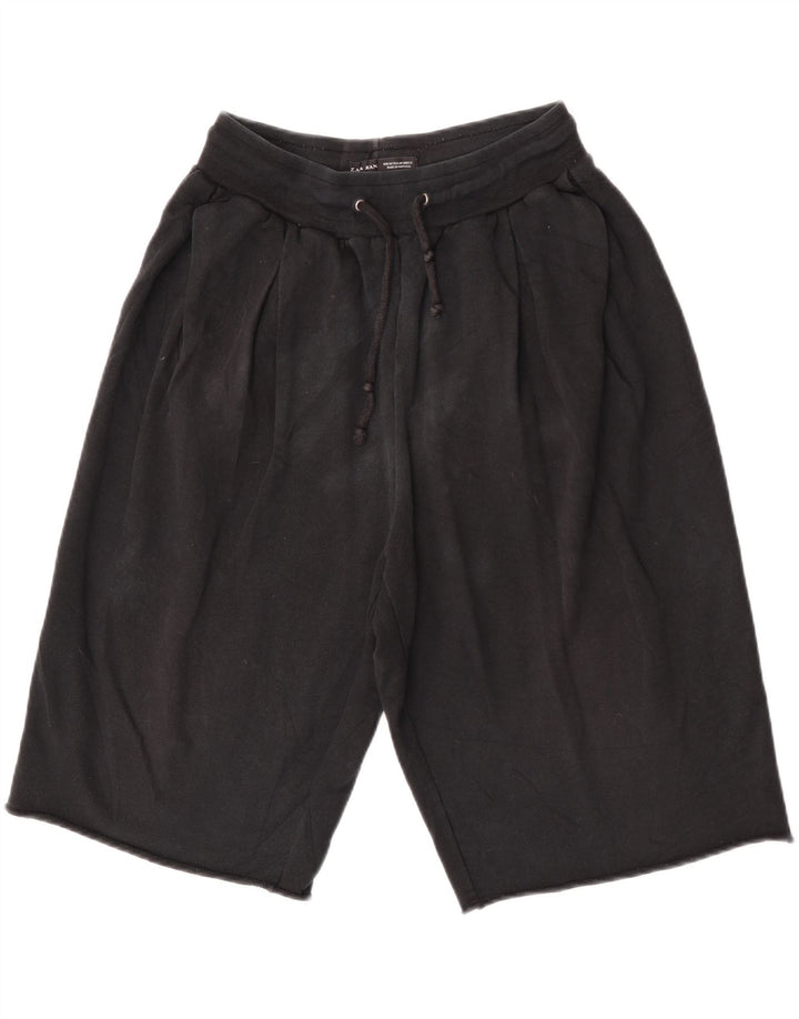 Zara Herren Bermuda Sport Shorts Medium Schwarz