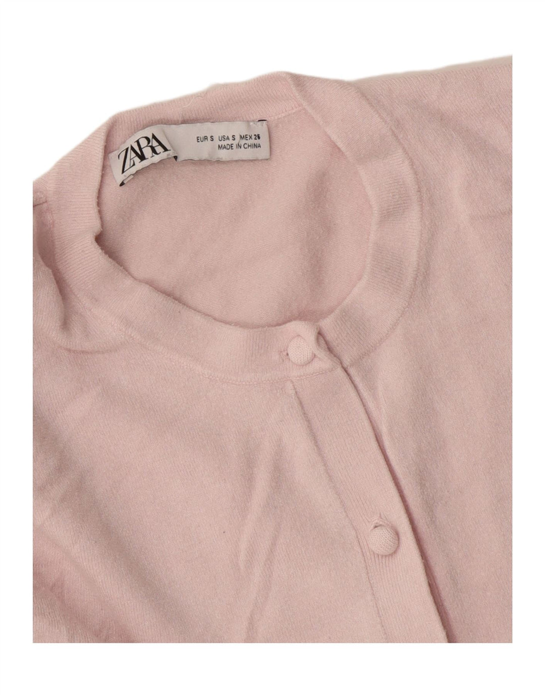 Zara Damen-Cardigan-Pullover UK 10 Small Pink