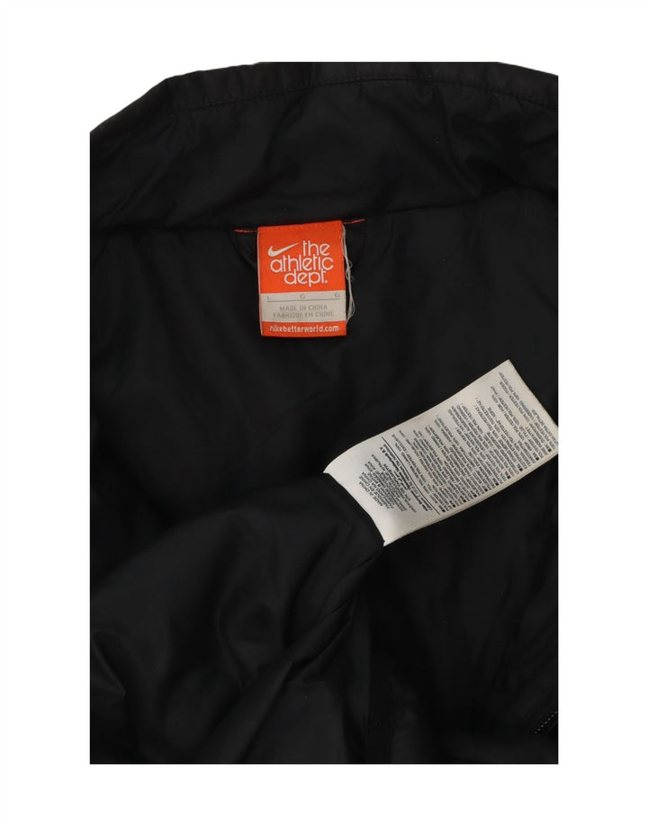 Nike Herren Wattierte Jacke UK 40 Large Schwarz Polyester