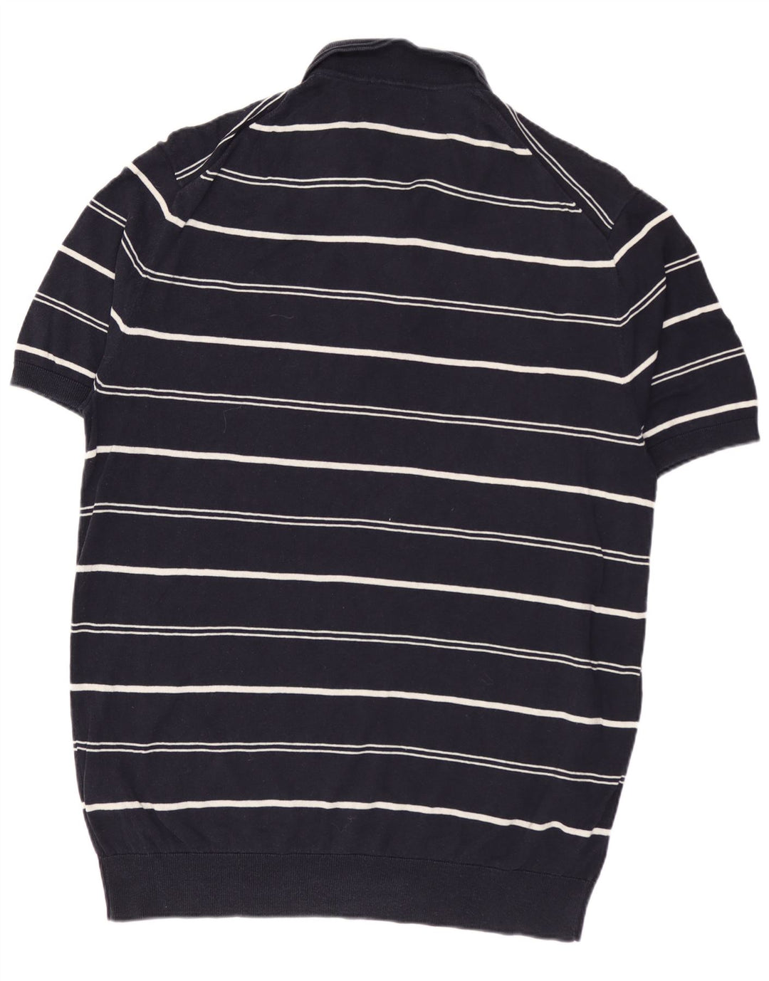 Marks & SPENCER Herren-Pullover „Autograph“ mit Polokragen, Größe L, Marineblau