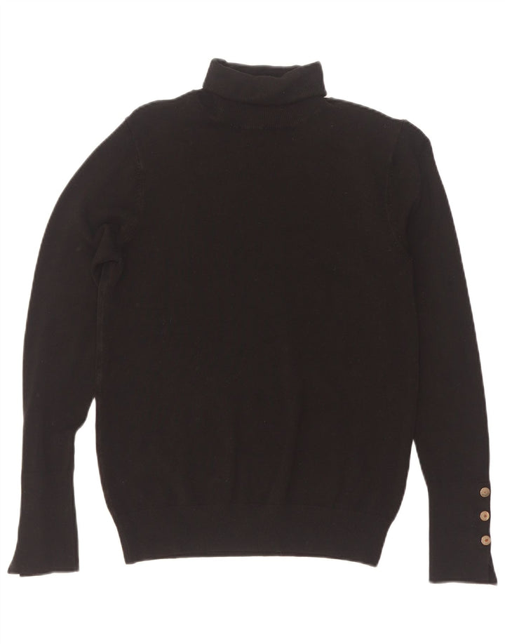 Rollkragenpullover für Damen von Zara, Gr. 12, mittelschwarz