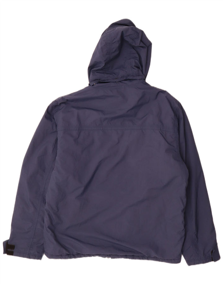 Asics Herren-Windbreakerjacke mit Kapuze, UK 38, mittelmarineblau, Polyamid
