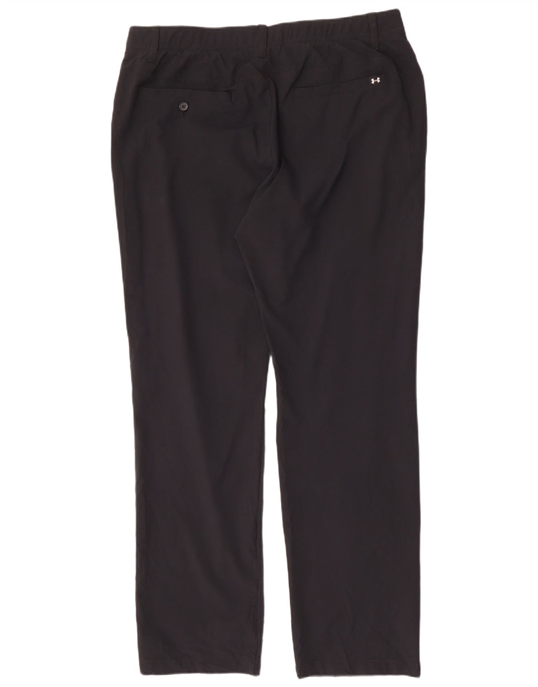 UNDER ARMOUR Herren gerade Chinohose W38 L32 Schwarz Polyester