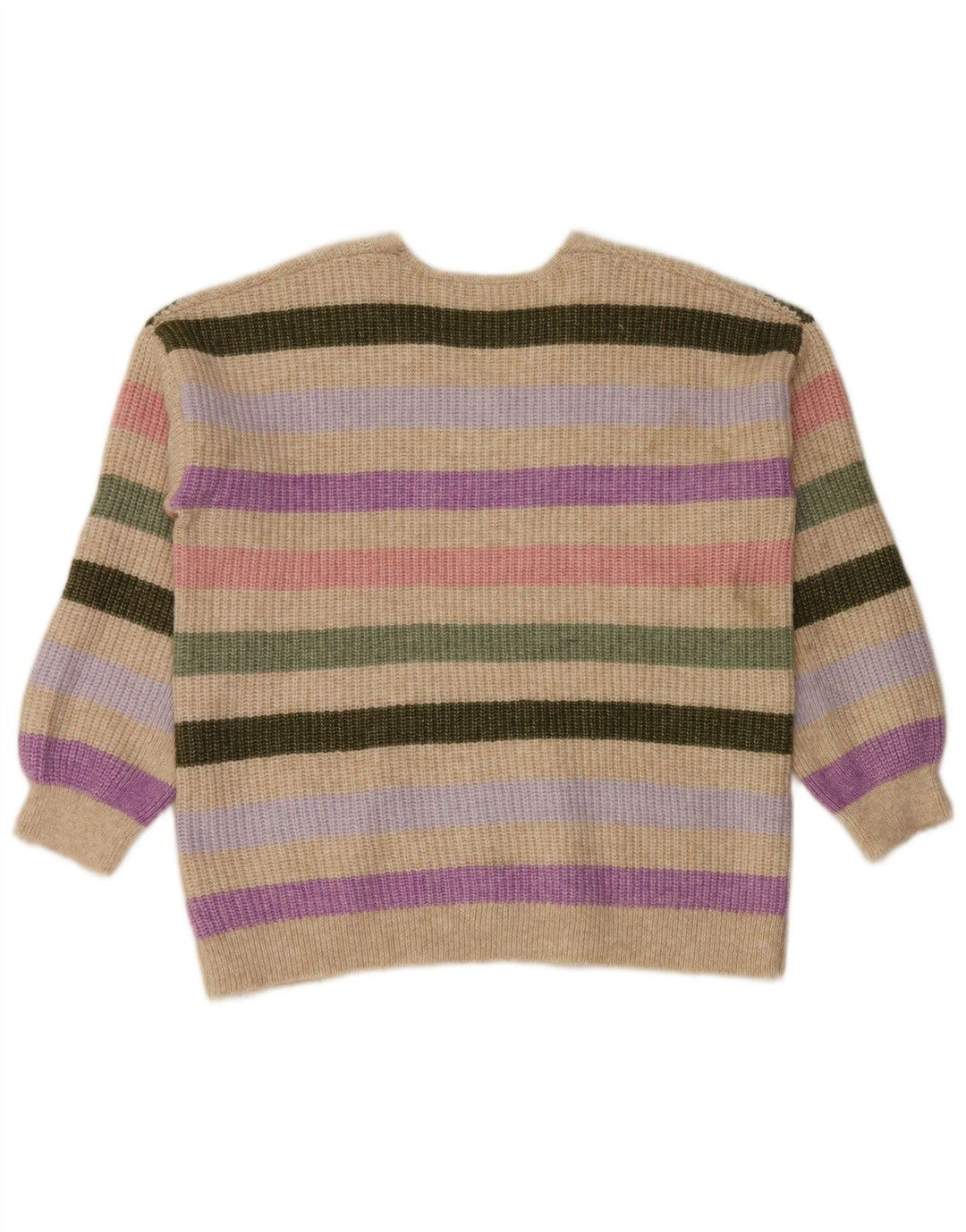 Marks & Spencer Damen-Pullover mit V-Ausschnitt, UK 16, Größe L, mehrfarbig