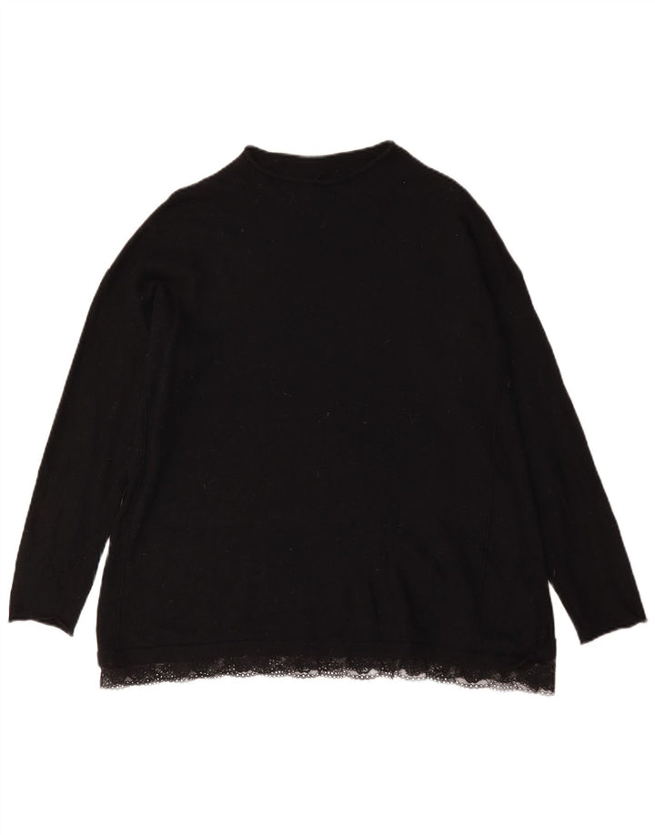 Marks & Spencer Rollkragenpullover für Damen, Gr. 14, Schwarz