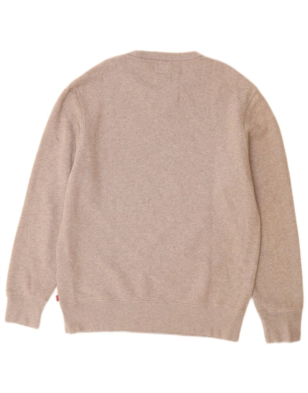 Levi's Herren-Sweatshirt mit Grafik, Größe S, graue Baumwolle