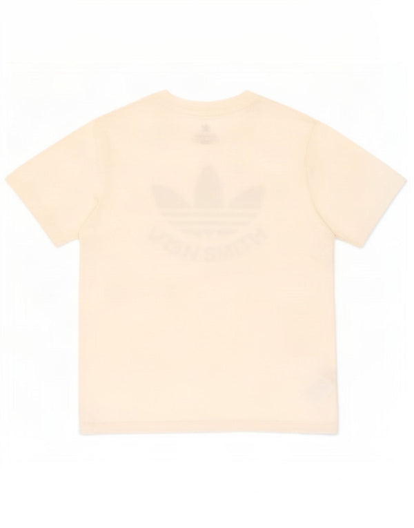 Adidas Stan Smith Graphic T-Shirt für Jungen, 10–11 Jahre, weiße Baumwolle