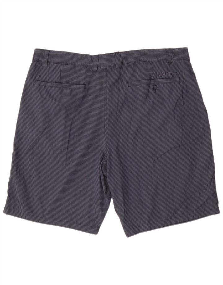 O'Neill Herren-Chinoshorts W38 XL Marineblaues Nadelstreifen-Polyester