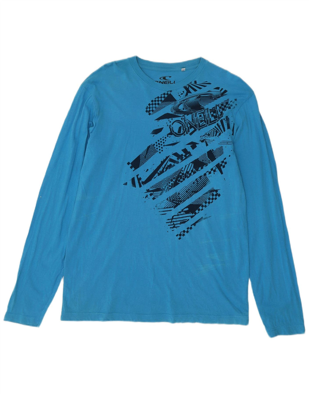 O'Neill Herren Graphic Top Langarm Mittelblaue Baumwolle