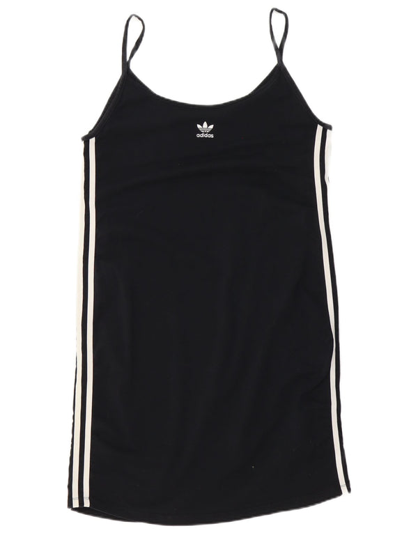 Adidas Damen Ärmelloses Tenniskleid UK 20/22 XL Schwarz Baumwolle