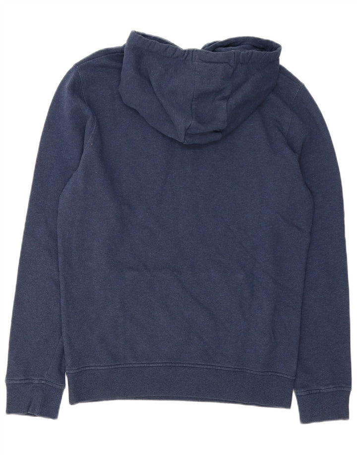 Lyle & Scott Herren-Kapuzenpullover aus mittelblauer, marineblauer Baumwolle