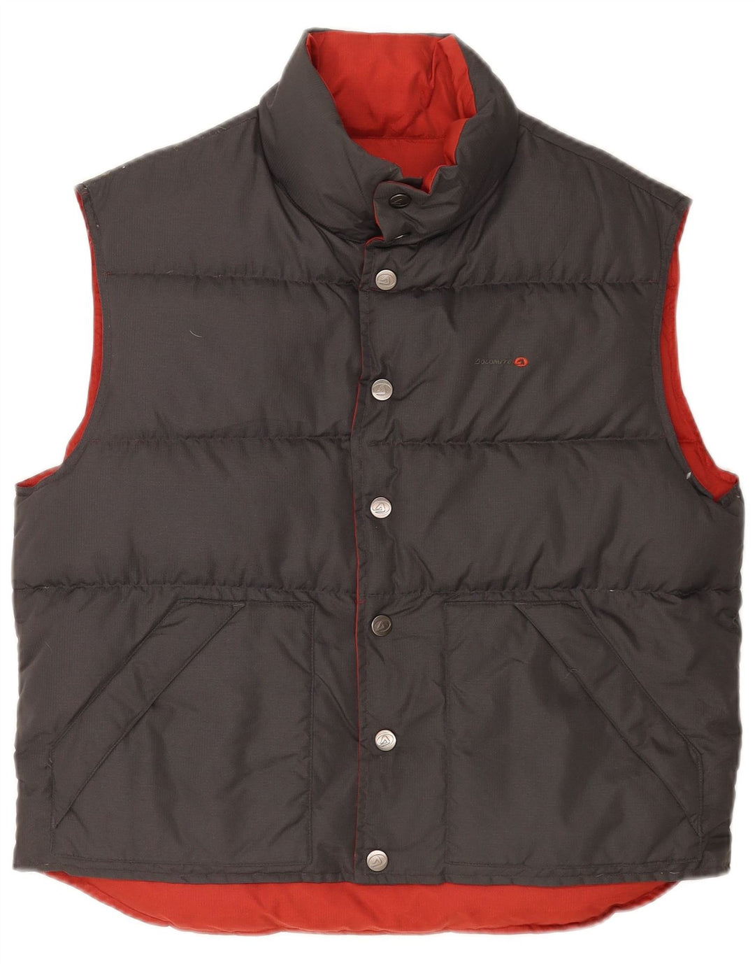 Dolomite Herren Reversible Wattierte Weste UK 36 Small Schwarz Polyester