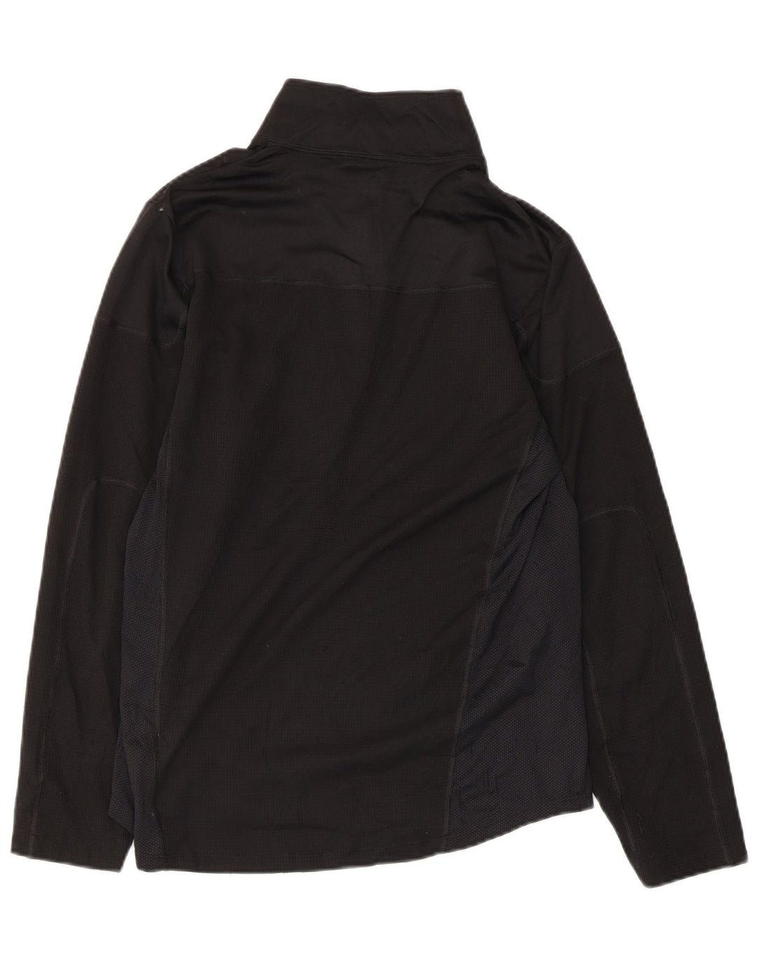 EDDIE BAUER Damen-Pullover-Trainingsanzugoberteil mit Reißverschluss, UK 10, Größe S, Schwarz