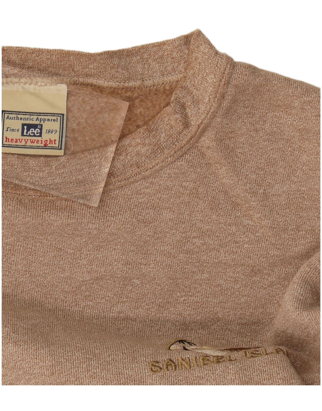 Lee Herren-Sweatshirt-Pullover, Größe L, Beige