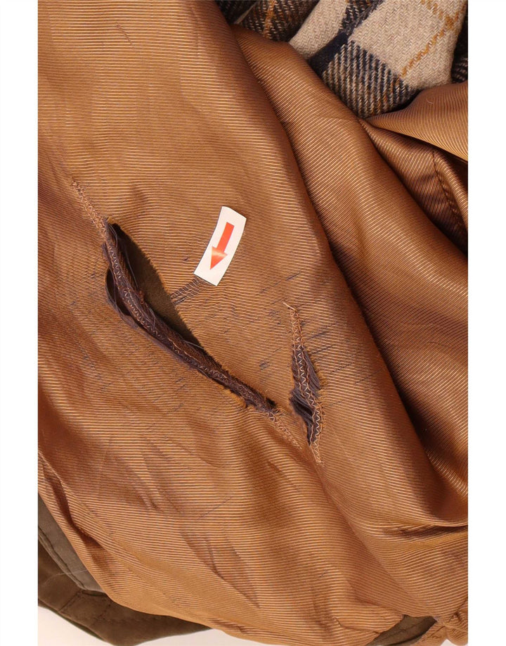B.S.M Herrenmantel UK 42 XL Khaki Polyamid
