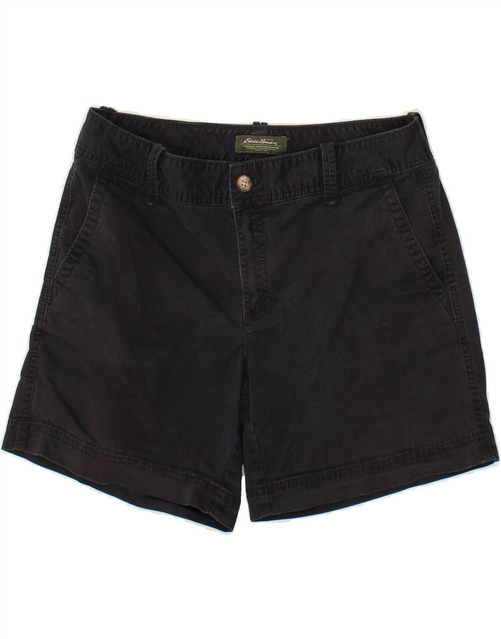 EDDIE BAUER Womens Chino Shorts US 8 Medium W30 Navy Blue Cotton Vintage Eddie Bauer and Second-Hand Eddie Bauer from Messina Hembry 