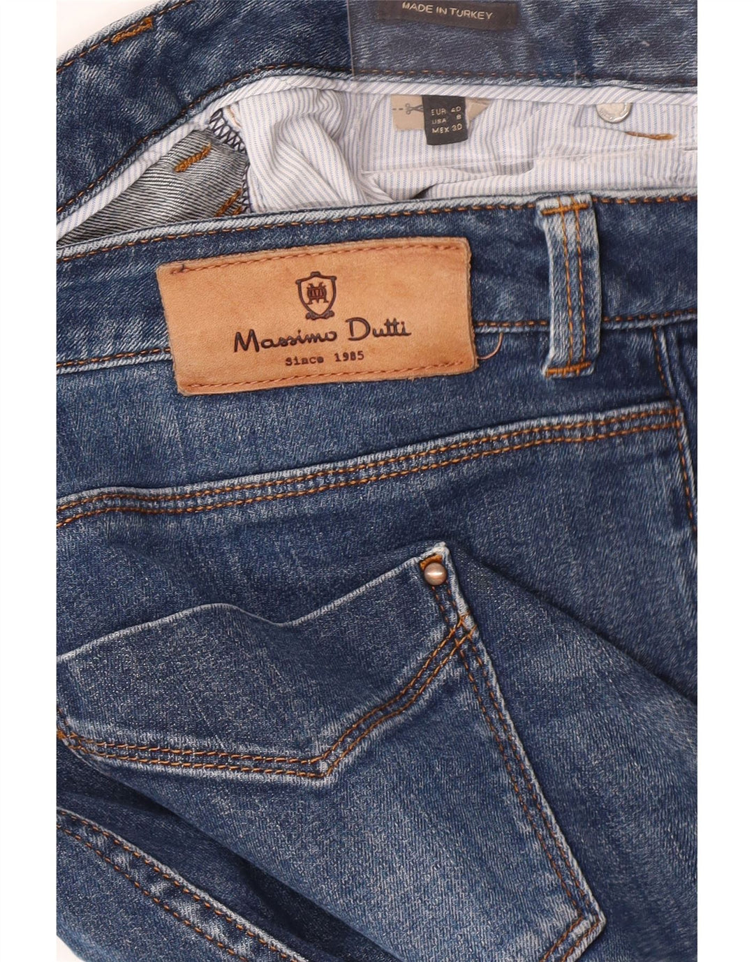 MOSSIMO Womens Slim Jeans EU 40 Medium W30 L27 Blue Vintage Mossimo and Second-Hand Mossimo from Messina Hembry 