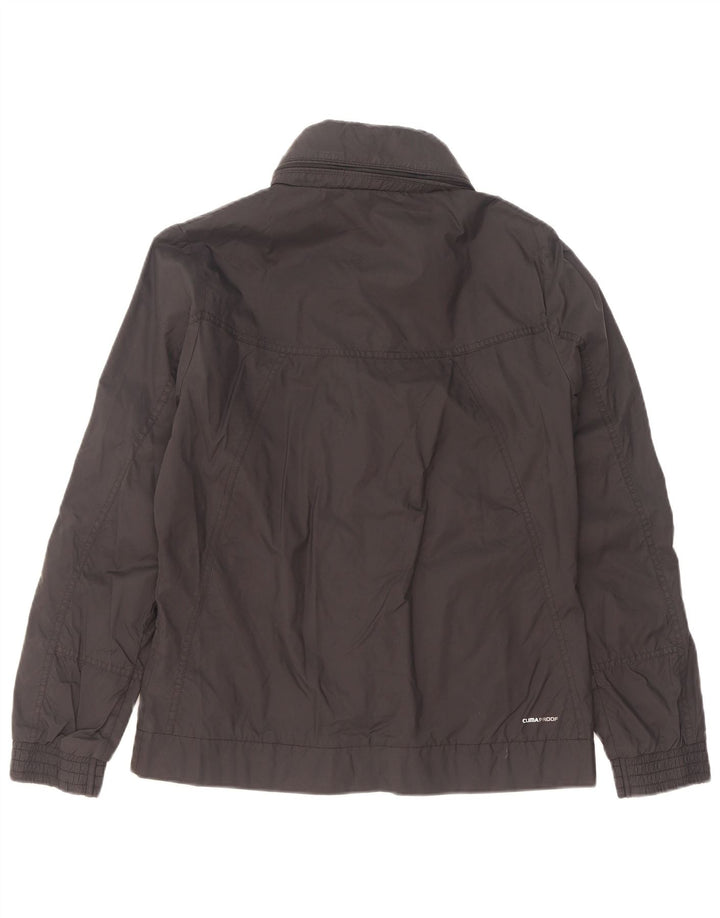 Adidas Damen Trainingsanzug Top Jacke UK 14 Large Schwarz Polyamid