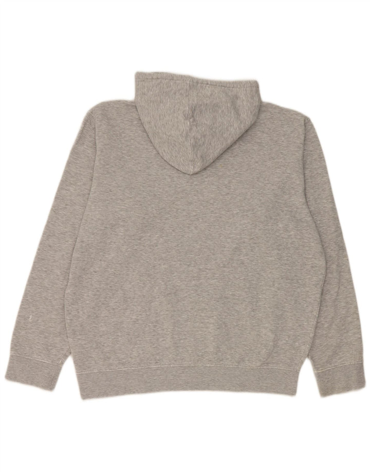 Fila Herren-Kapuzenpullover mit Grafik, groß, grau gefleckt
