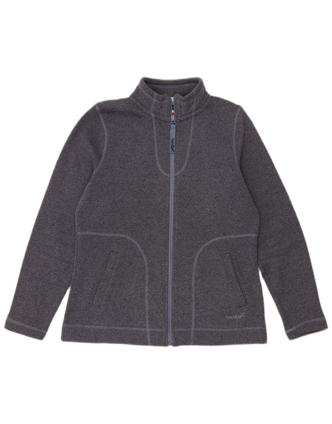 Weird Fish Damen-Trainingsanzug-Top-Jacke, UK 12, mittelblau meliert