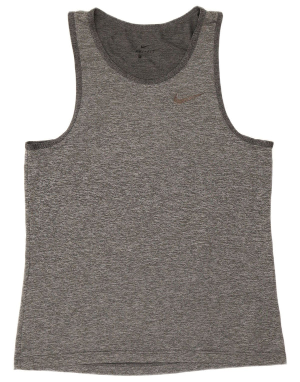 Nike Herren Dri Fit Weste Top Large Grau meliert