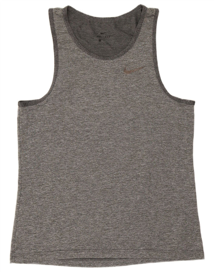 Nike Herren Dri Fit Weste Top Large Grau meliert