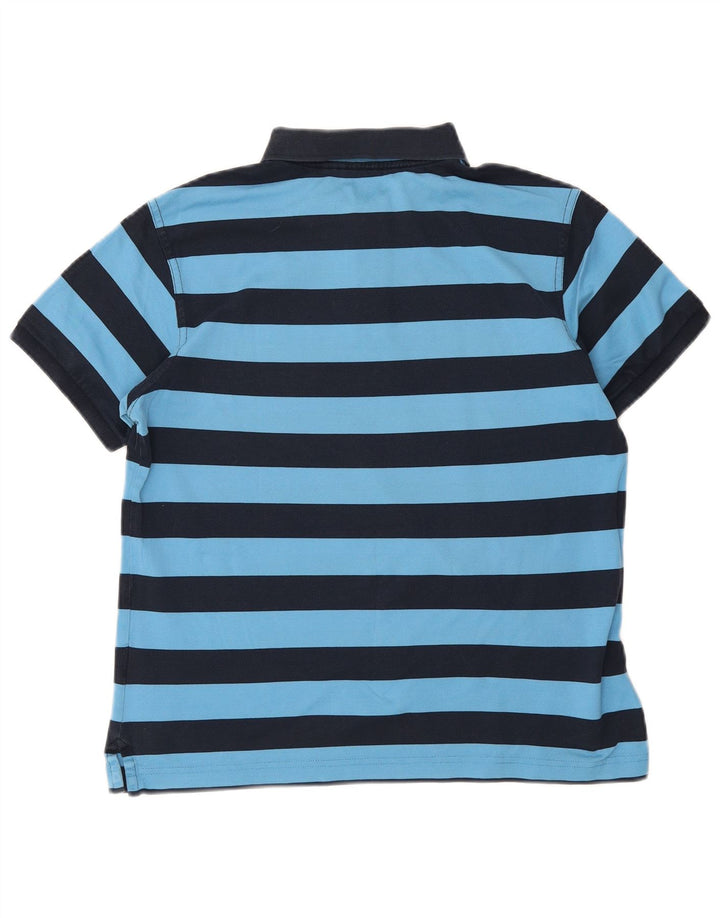 Paul & Shark Herren Poloshirt Mittelblau gestreift
