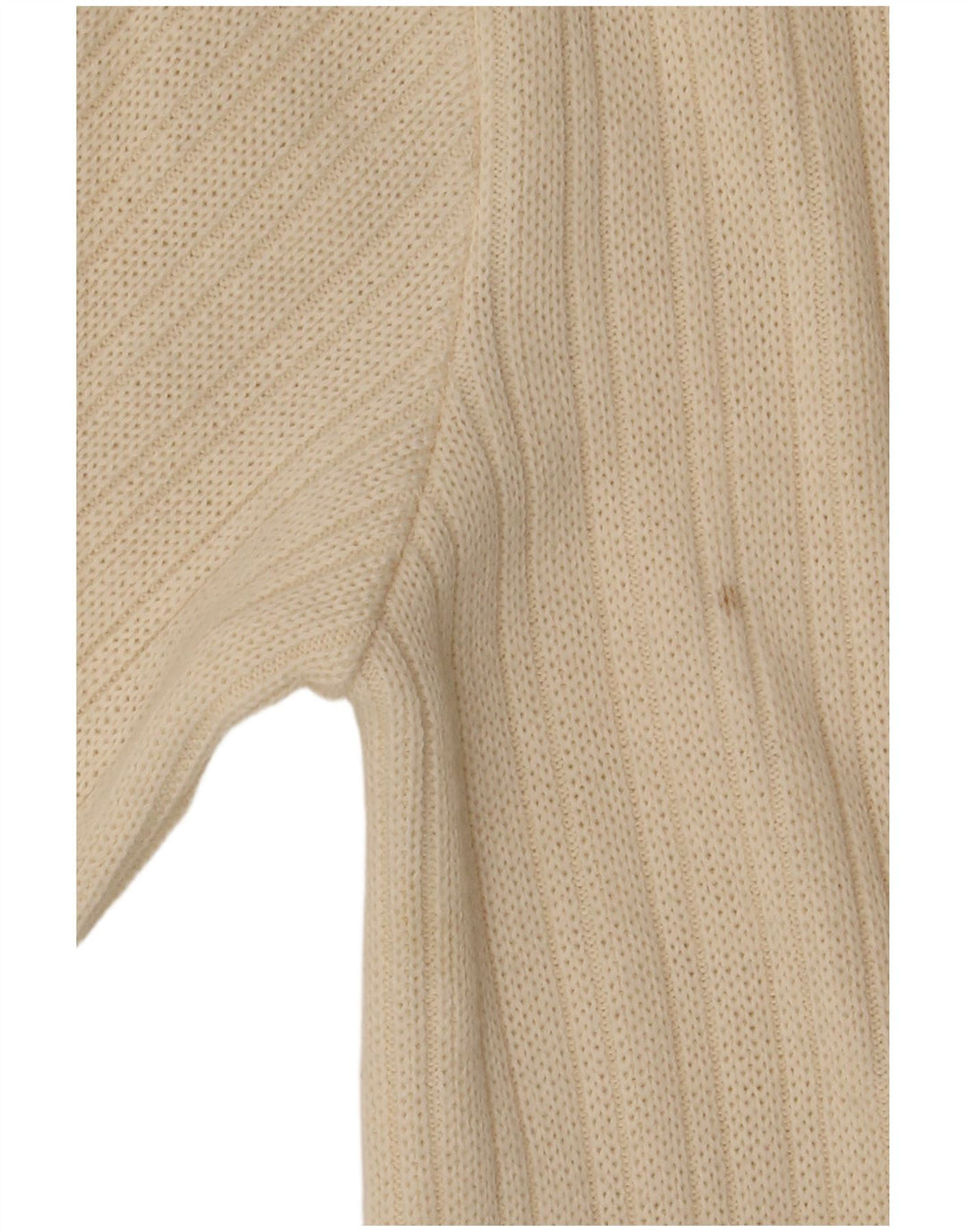 CAGI Damen-Strickjacke, übergroß, zweireihig, Größe 34, 2XS, gebrochenes Weiß