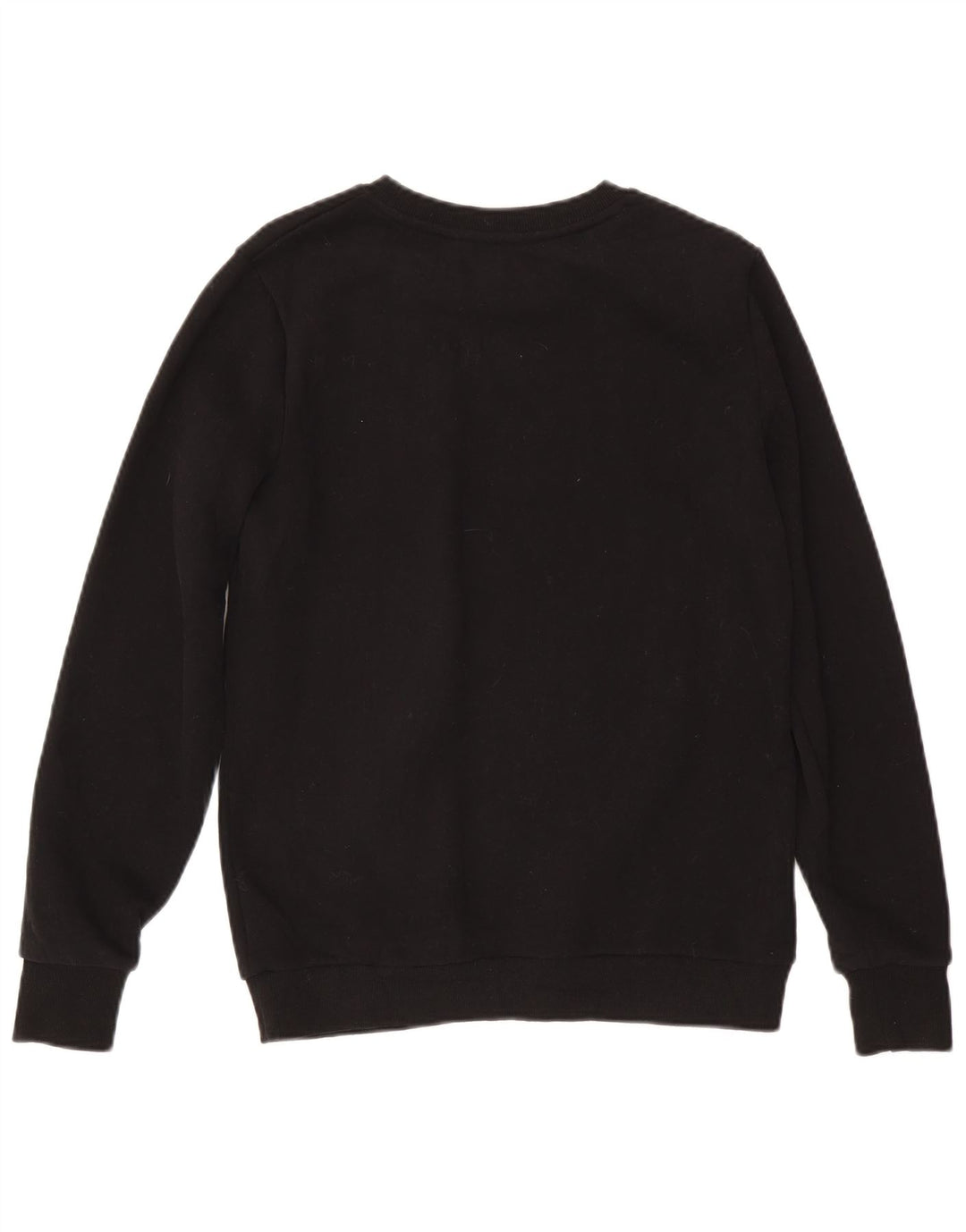 Superdry Damen-Sweatshirt-Pullover UK 14 Large Schwarz Baumwolle