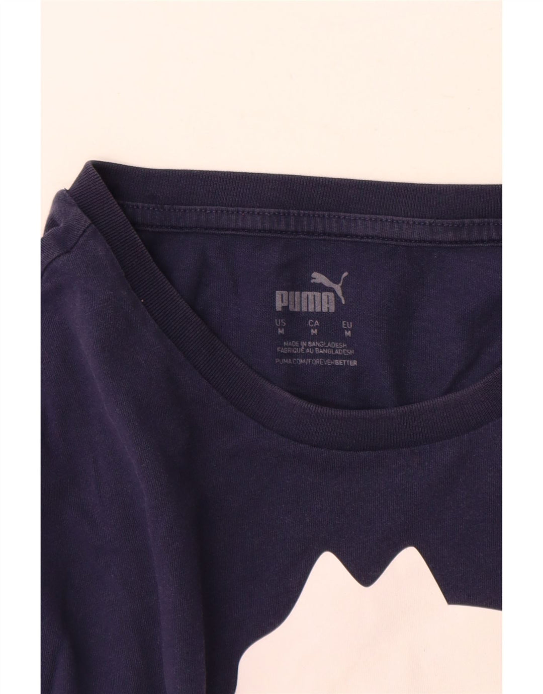 Puma Herren T-Shirt mit Grafik, mittelgroß, Marineblau