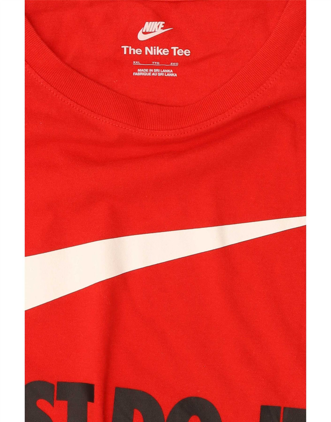 Nike Herren Grafik T-Shirt Top 2XL Rot