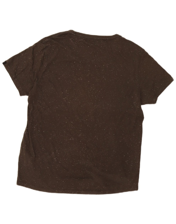 Levi's Herren-T-Shirt mit schmaler Passform, groß, Khaki, gepunktet, Baumwolle