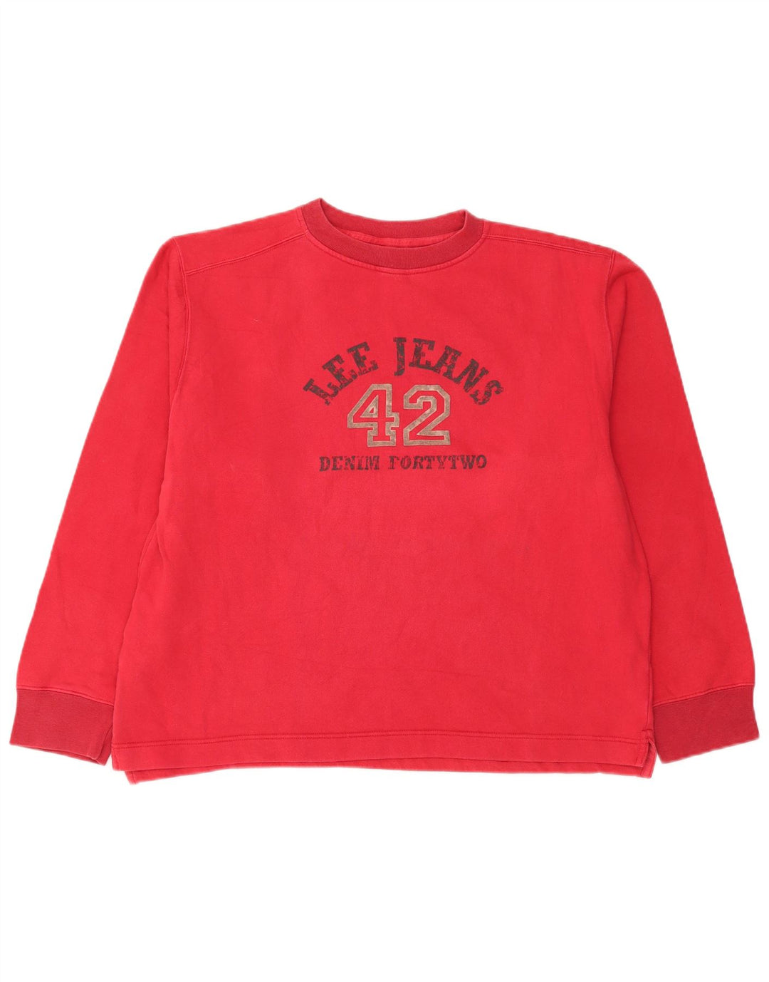 Lee Herren Grafik-Sweatshirt-Pullover XL Rot