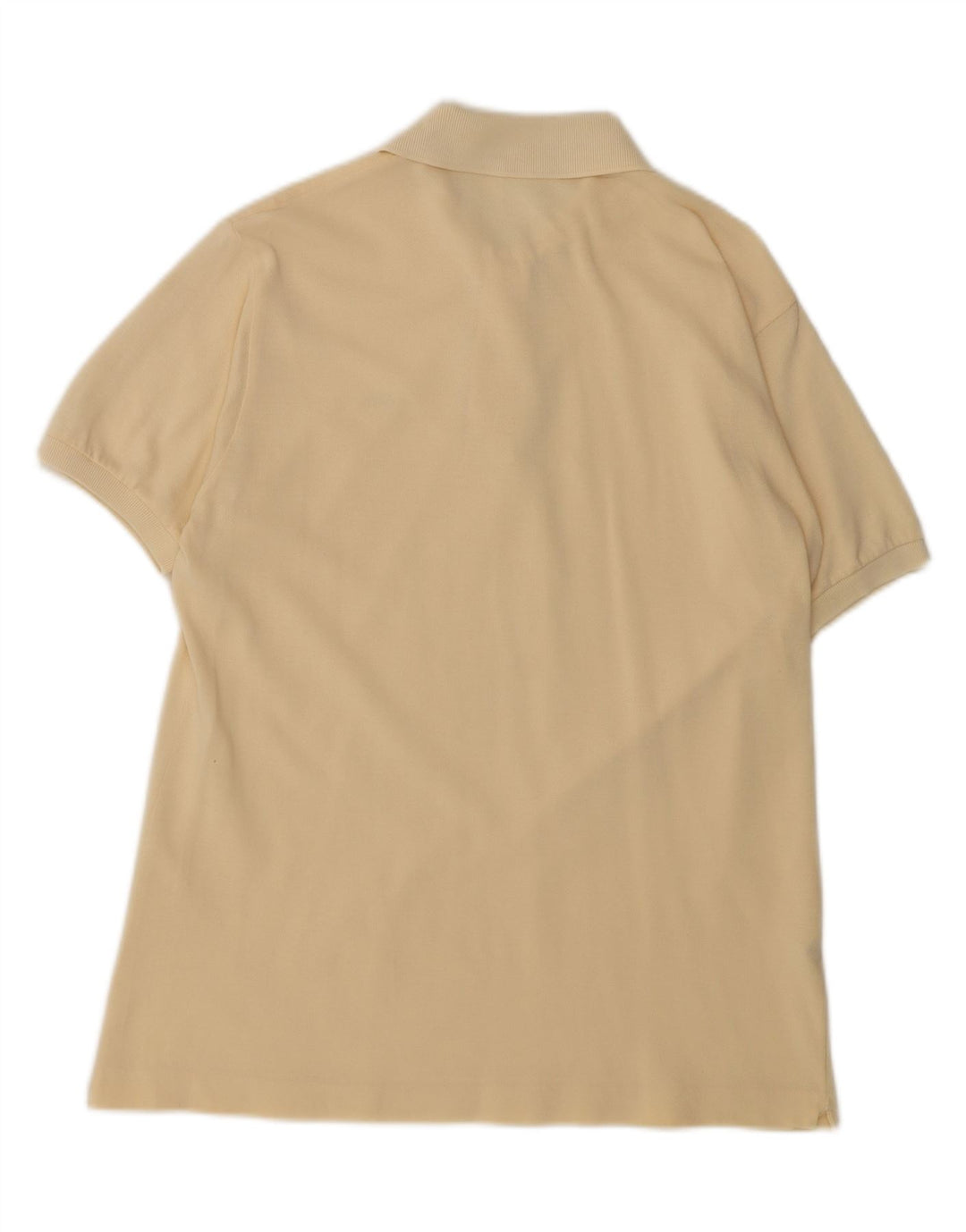 Lacoste Herren-Poloshirt mit normaler Passform, Größe 4, mittelgelb, Baumwolle, klassisch