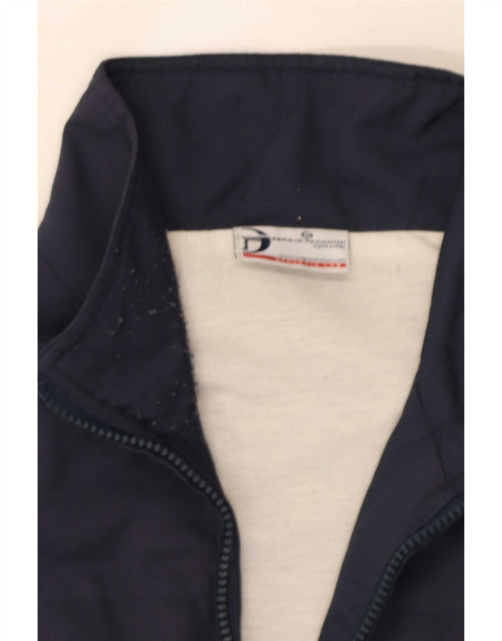 Sergio Tacchini Herren-Trainingsanzug, Oberteil, Jacke, Größe L, Marineblau