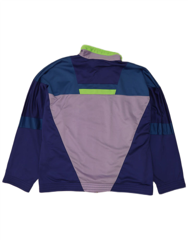 Lotto Herren-Trainingsanzugoberteil mit Grafik, Größe 2XL, Marineblau, Farbblock