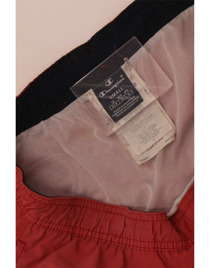 Champion Herren Badeshorts mit Grafik, Größe S, Rot, Polyamid