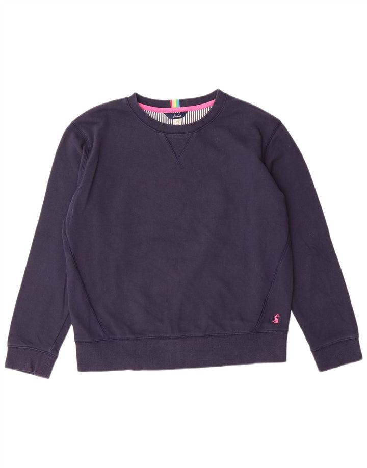JOULES Damen-Sweatshirt in Übergröße, Größe S, Marineblau, Baumwolle