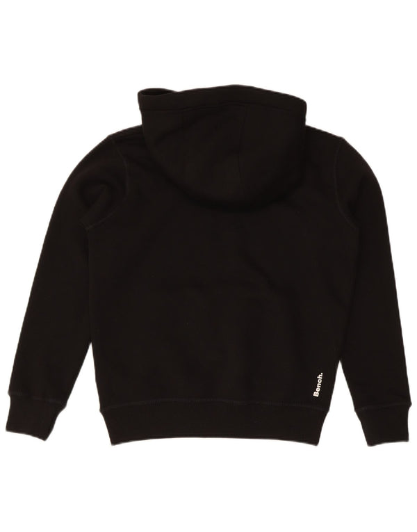 Bench Jungen-Kapuzenpullover mit Grafik, reguläre Passform, 9–10 Jahre, schwarze Baumwolle, modern