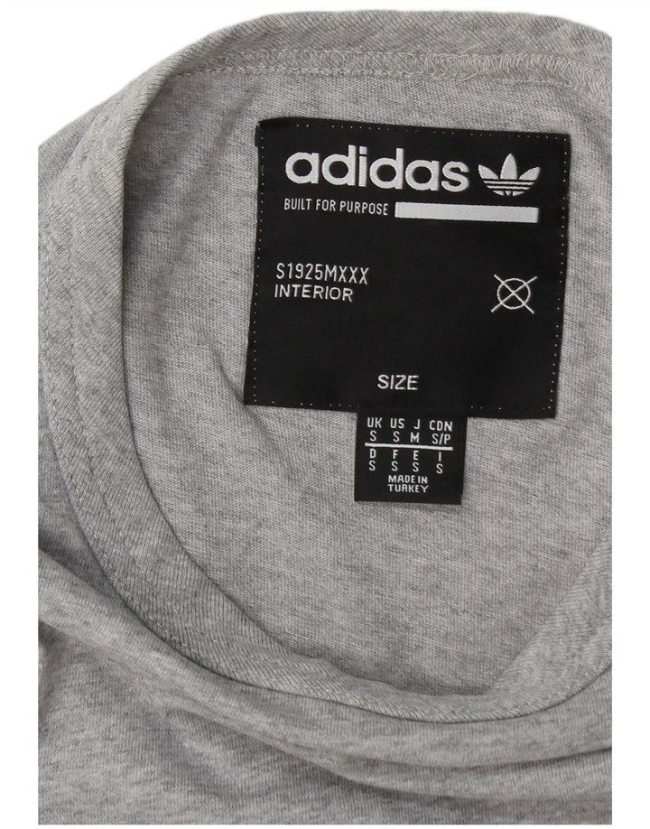 Adidas Herren Grafik T-Shirt Top Small Grau